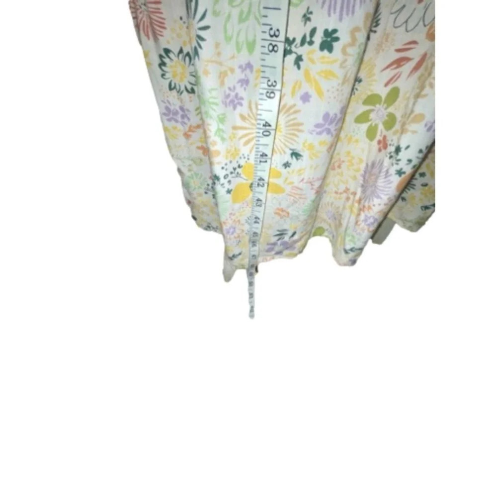 Unbranded Size 2X Floral, Grannycore Colorful Summer Dress Ruffle Cap Sleeves!